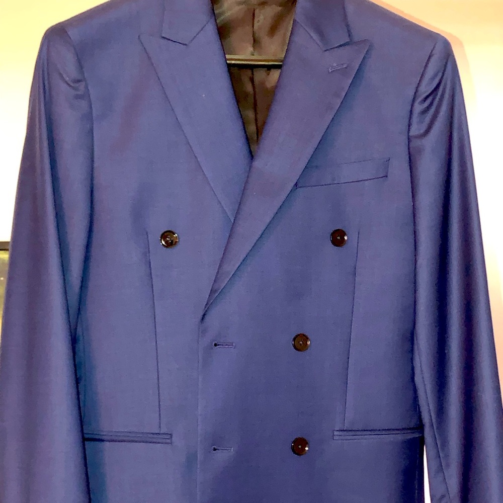 Express Men’s Double Breasted Suit Jacket